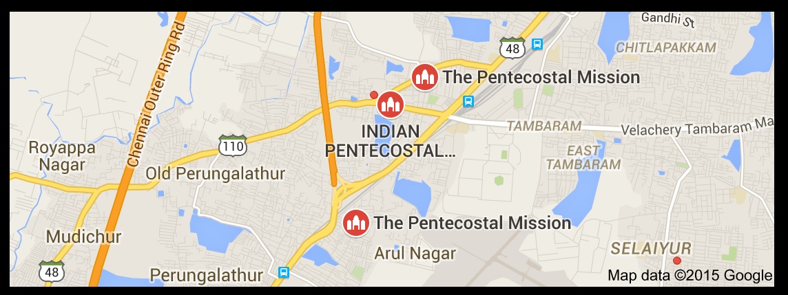 Indian pentacostal mission, Tambaram google map