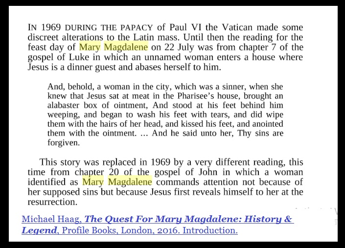 Vatican changedd Bible in 1969-1